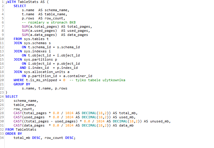 Czytelne kolorowanie składni